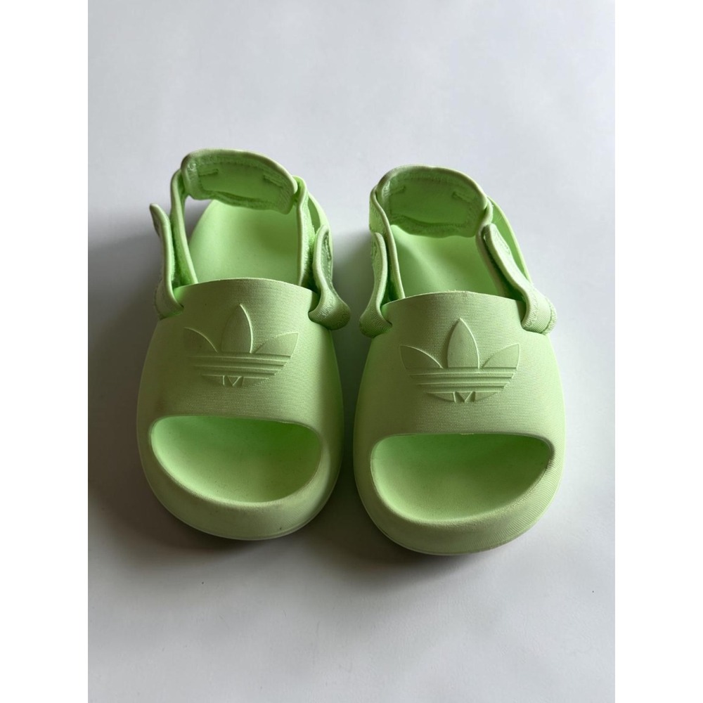 Adidas Originals Adilette 360 Sandals Lime Green Kids Size 11K